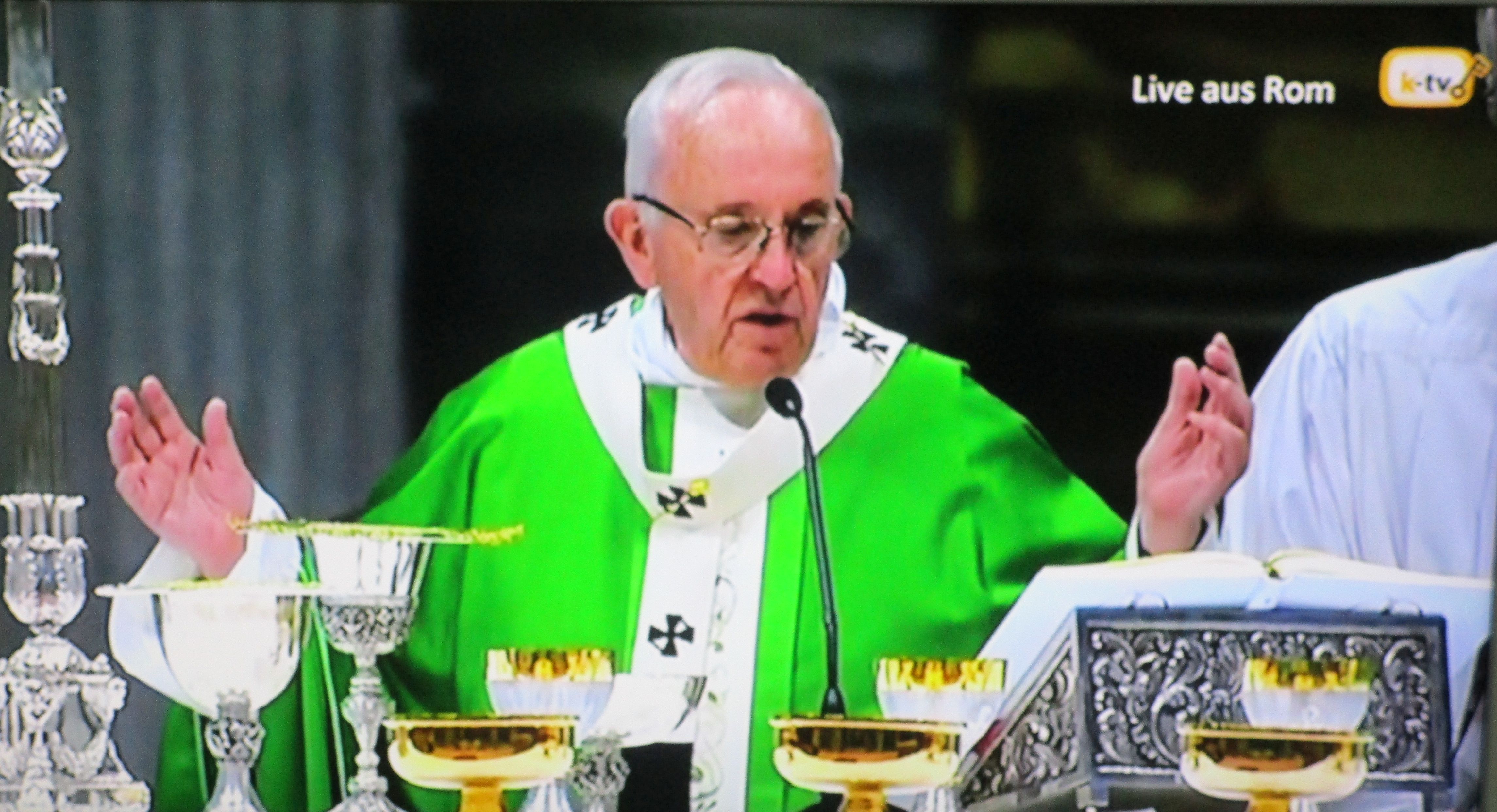 Messe mit Papst Franziskus zum Abschluss der 15. Ordentl. Generalversammlung der Bischofssynode (Jugendsynode) am 28.10.2018 im Petersdom